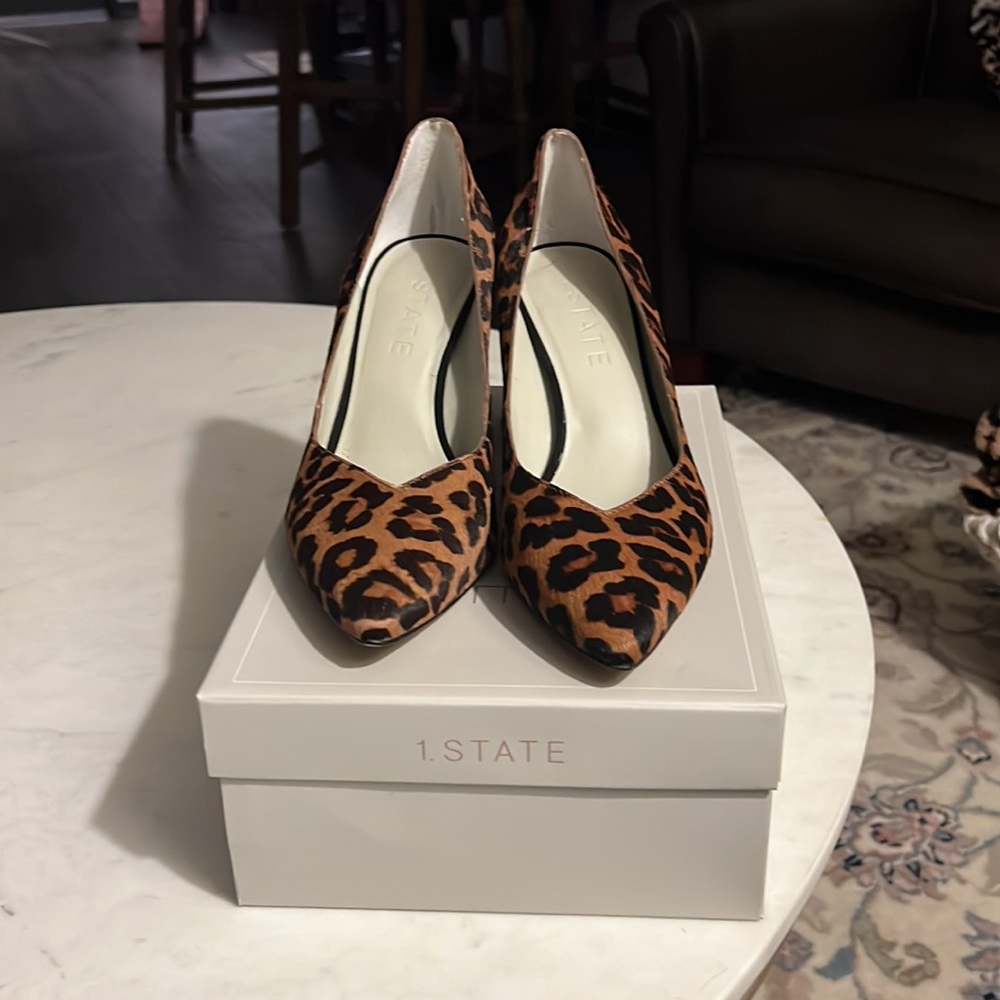 1. State Leopard Heels